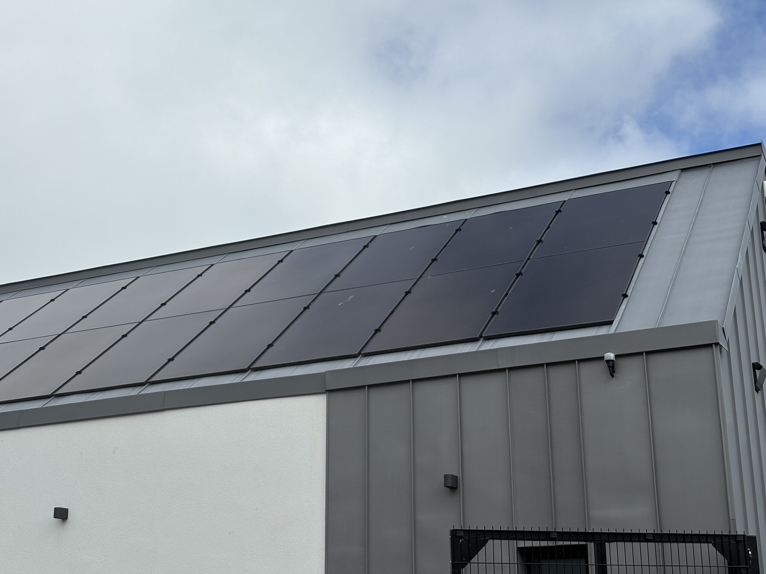Commercial In roof solar panel installation | Alternative Energy Ireland